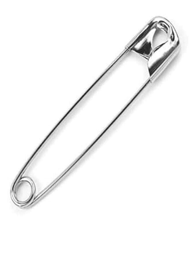 Vemlons Stainless Steel Safety Pins for Saree, Dupatta Attaching Pin for Women and Girls Pack of 48 Piece Big Size Safety pin/Steel Pins for Women, Set of 48 - Image 2